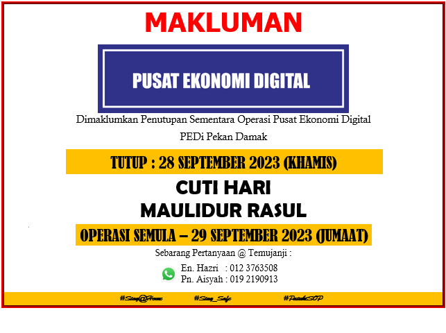 CUTI HARI MAULIDUR RASUL SEPT 2023