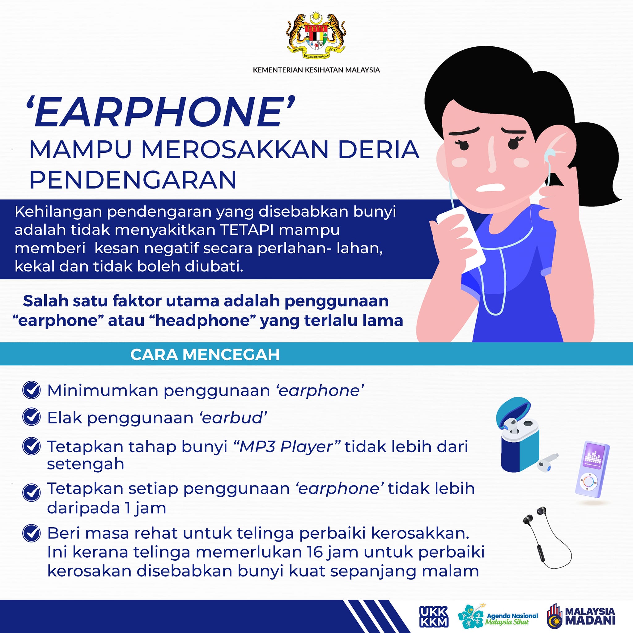 EARPHONE MAMPU MEROSAKKAN DERIA PENDENGARAN