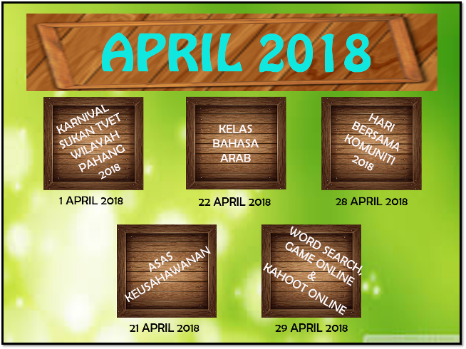 JADUALAKTIVITI APRIL2018