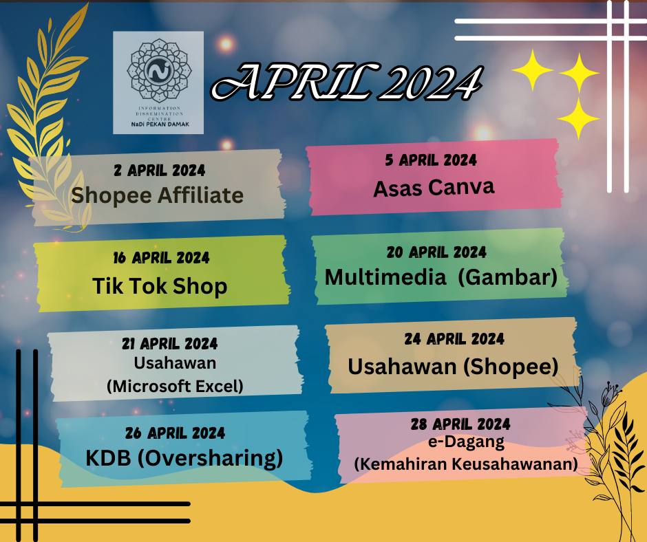 JADUAL AKTIVITI APRIL 2024