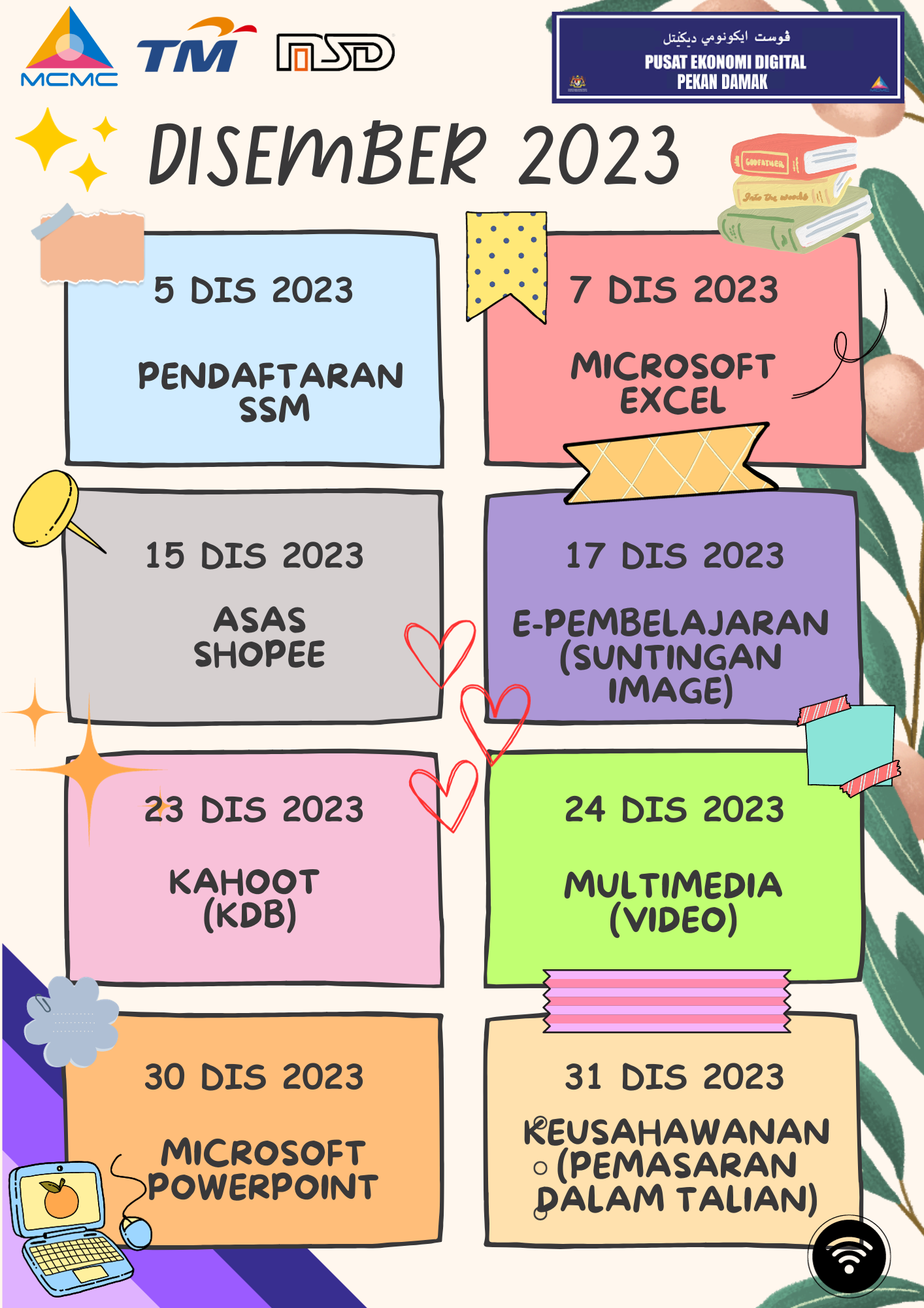 JADUAL AKTIVITI DIS 2023