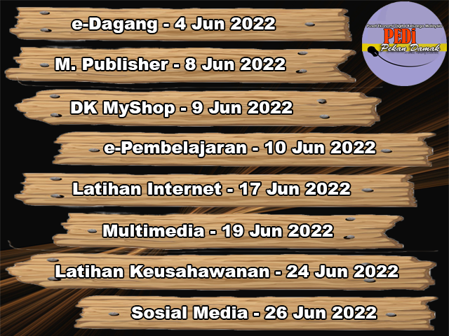 JADUAL AKTIVITI JUN 2022