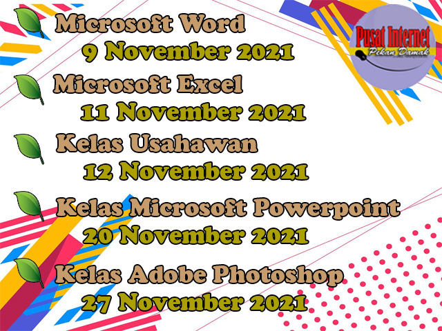 JADUAL AKTIVITI NOVEMBER 2021